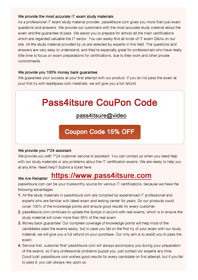 pass4itsure SY0-501 coupon