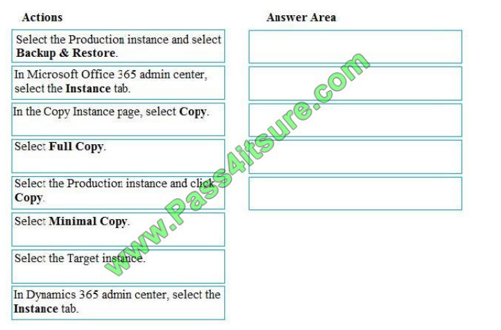 Pass4itsure Microsoft MB-200 exam questions q13