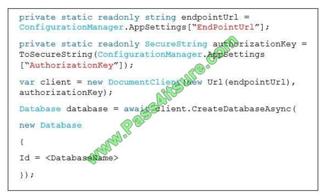 Pass4itsure dp-200 exam questions-q11