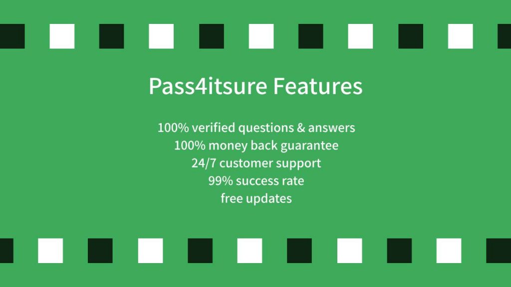 Pass4itsure features