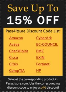 Pass4itsure discount code list 2021